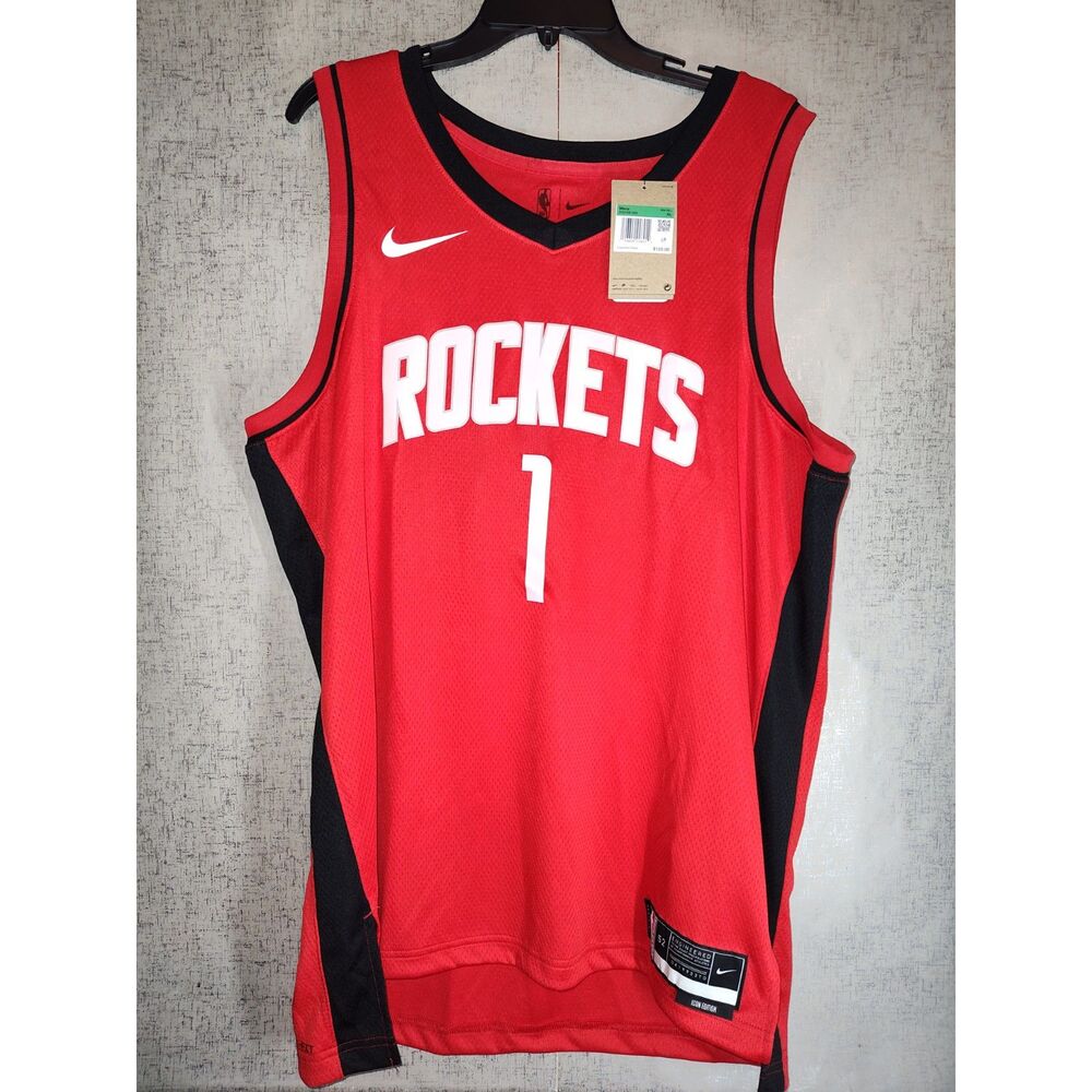 Nike Houston Rockets Amen Thompson #1 Icon Edition Swingman Jersey Sz XL NWT